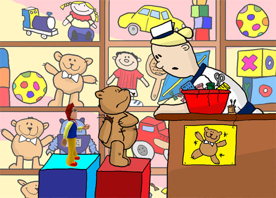 Childrens teddy bear story