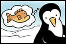 Cartoon penguin