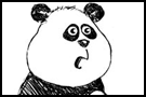 Cartoon pandas