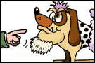 Cartoon Crufts dog show